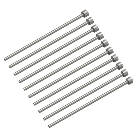 

Straight Ejector Pins 2.5mm Dia 65Mn Steel Round Tip Punch 100 Length for Mechanical 10Pack