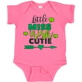 thumbnail image 3 of Inktastic Little Miss Irish Cutie with Shamrocks and Arrow Girls Baby Bodysuit, 3 of 5