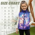 thumbnail image 6 of Yuyamidu Dragon Fuzzy Fleece Vest for Toddler Girls 2T Winter Zip Up Vest with Pockets Warm Stand Collar Sleeveless Jacket for School Outdoor Lightweight Waistcoat Outerwear, 6 of 6