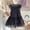 Dark Blue, variant on Toddler Girls Fly Sleeve Star Moon Sequin Dress Dance Party Ruffles Dresses Clothes Girls Birthday Dresses Size 5-6 Years Red