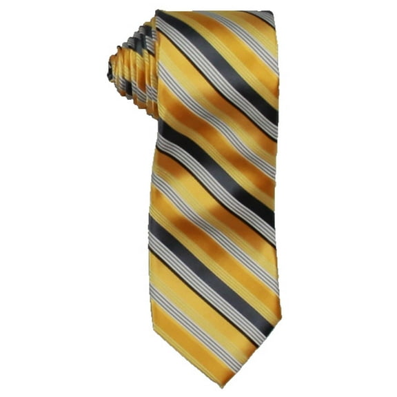 Van Heusen Mens Striped Business Neck Tie Yellow O/S