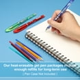 thumbnail image 4 of 35 Pcs Erasable Gel Pens Refills, 0.5mm Heat Erasable Pens Refills for Fabric Disappearing Ink Fabric Marking Pen for Sewing Quilting Writing, Multicolor Ink, 4 of 6