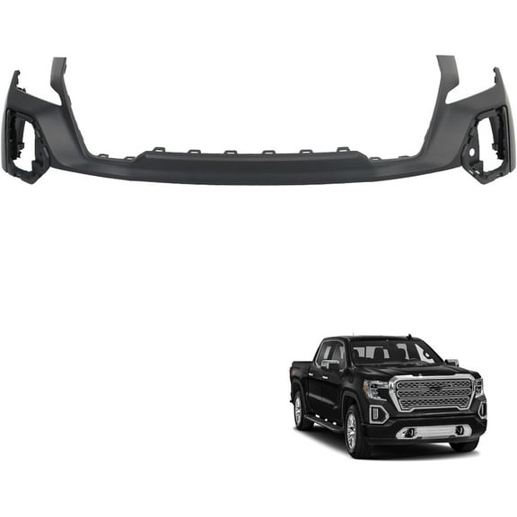 munirater Front Bumper Cover Front Upper Plastic Replacement for 2019 2020 2021 Sierra 1500 84542582