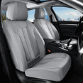 thumbnail image 2 of Coverado Front Car Seat Covers, Premium Leather Seat Protectors, Classic Auto Interior Cushions Universal Fit for Most Cars, SUVs and Trucks, Gray, 2 of 8