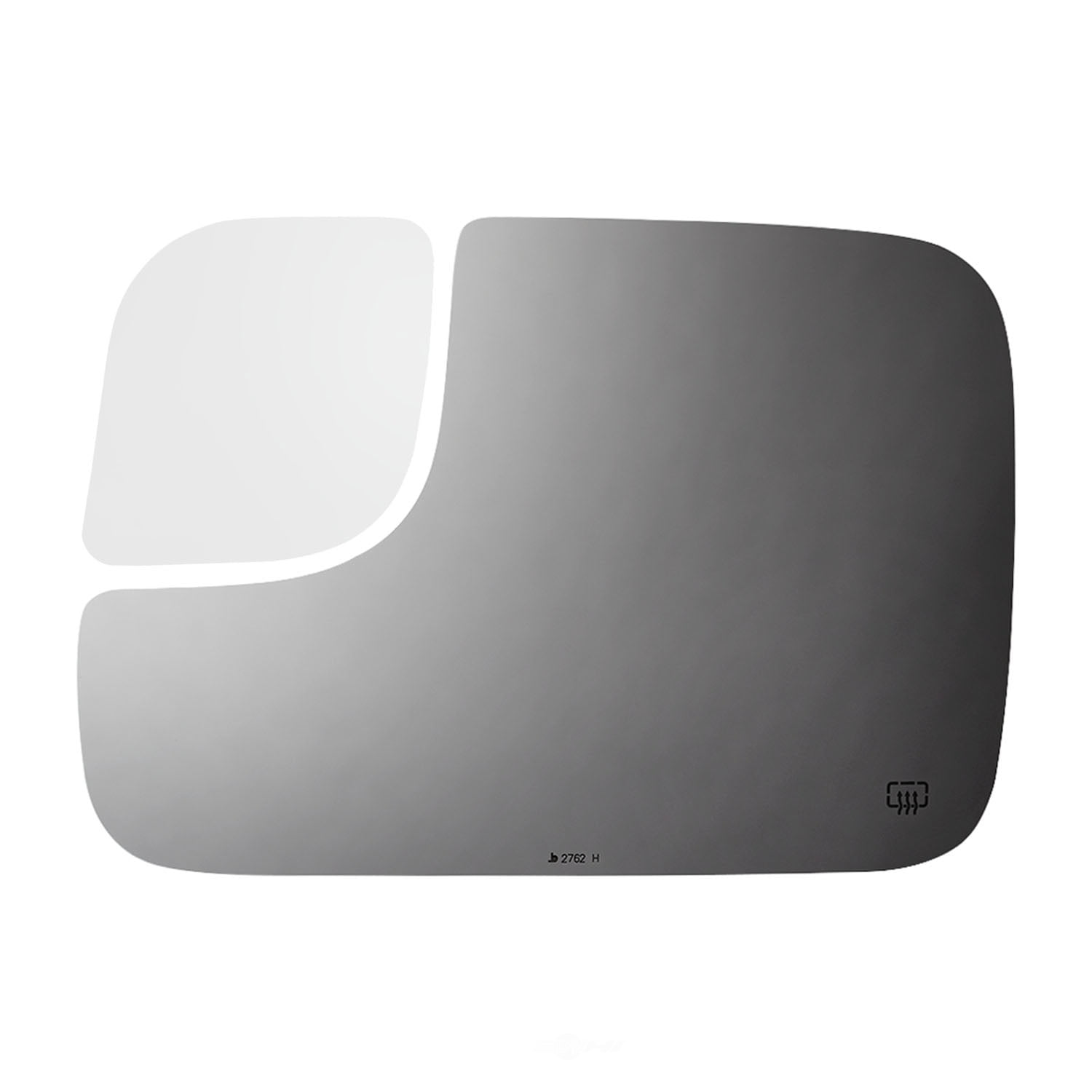 Burco Side View Mirror Replacement Glass - Clear Glass - 2762H