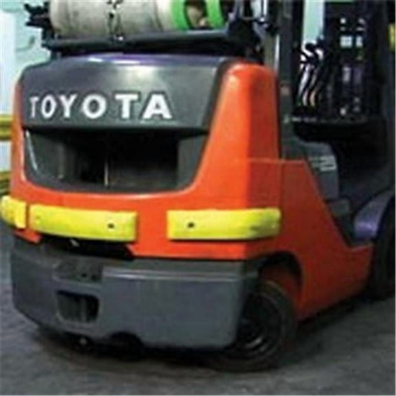 IronGuard 70-1110 PVC Plastic Safe-Bump Forklift Protector, Yellow