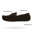 thumbnail image 3 of Dream Pairs Mens Comfort Sheepskin Suede Shearling Moccasin Toe Slippers Ondoor/Outdoor Shoes AU-LOAFER-02, 3 of 5