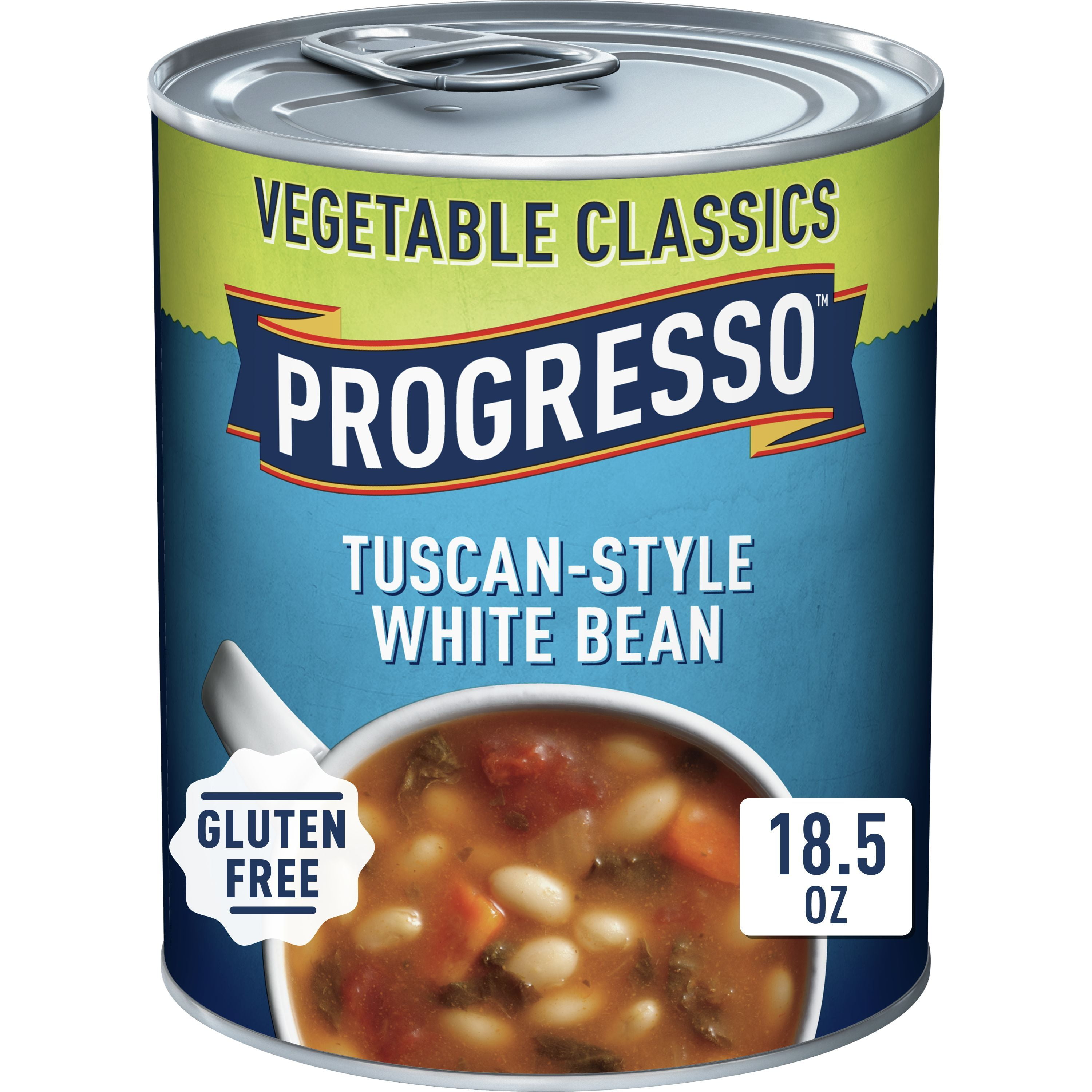 Progresso Vegetable Classics, Tuscan-Style White Bean Canned Soup ...