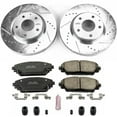 thumbnail image 3 of PowerStop Front Z23 Evolution Sport Carbon-Fiber Ceramic Brake Pad and Drilled & Slotted Rotor Kit Fits: MAZDA Select Models K6971, 3 of 10