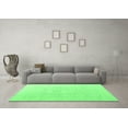 thumbnail image 3 of Ahgly Company Indoor Rectangle Abstract Emerald Green Modern Area Rugs, 7' x 9', 3 of 4