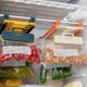 thumbnail image 2 of Bolsa de almacenamiento de bolsas Ziplock Organizador de bolsas de cocina rápida ver pista de diapositivas durable Feliz Sencillez, 2 of 5