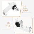 thumbnail image 3 of unbranded 2Ud Soportes Para Handguard De Motocicleta En Hierro Color Plata Compatibles Universalmente, 3 of 8