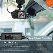 Vantrue USB C Dash Cam Hardwire Kit - 12V to 5V USB+Fuse Taps (For all USB-C Models)