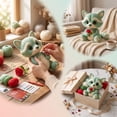 thumbnail image 4 of Crochetta Crochet Kit for Beginners - Crochet Starter Kit, Crochet Raccoon Doll DIY Kit, Learn to Crochet Kits for Adults, DIY Knitting Supplies, Rose‑Holding Raccoon(Mint Green), 4 of 6