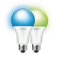 thumbnail image 1 of Merkury Innovations Smart Wi-Fi LED Bulbs Color + White - 2 Pack, 1 of 7