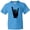 Pacific Blue, variant on Inktastic Rocker Horns Youth T-Shirt