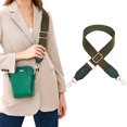 thumbnail image 2 of Becaristey Simple Bag Strap Replacement Exquisite Craft And High-end Texture No Loose Thread Shoulder Bag Strap Olive, 2 of 6