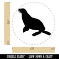 thumbnail image 2 of Sea Lion Solid Self-Inking Rubber Stamp Ink Stamper - Green Ink - Medium 1 Inch, 2 of 7