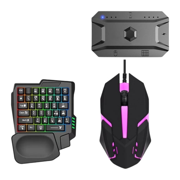 Ergonomic ABS Material USB Gaming Keyboard And Mouse Combination Set Mechanical Red/Blue Switches Wear Resistant Keycaps