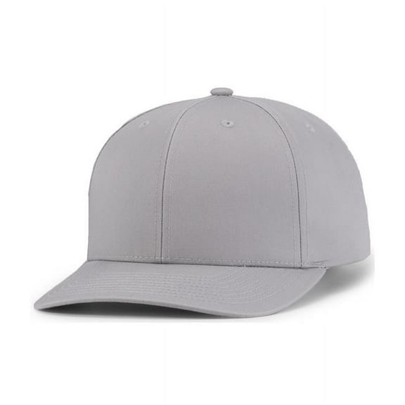 Pacific Headwear P322.099.YTH Poly & Cotton Snapback Cap, Silver - Youth