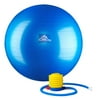 Black Mountain Products Professional Grade Stability Ball - Pro Series 1000 Lbs. Anti-burst 2000 Lbs. Static Weight Capacity, 55 cm Blue