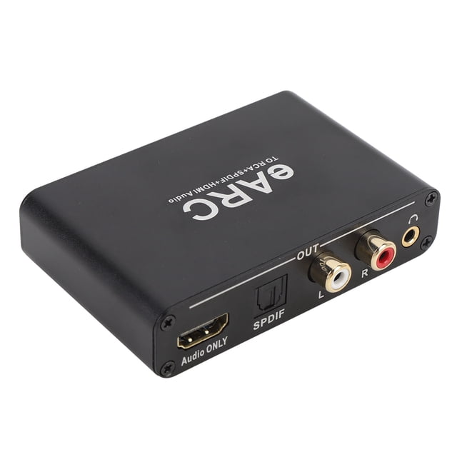 Extracteur de Son ARC EARC, Adaptateur ARC Multimédia HD 24 Bits pour HDTV