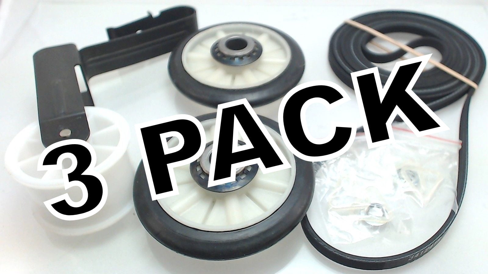 3 Pk, Dryer Tune Up Kit for Whirlpool, Sears, Kenmore, AP3131942