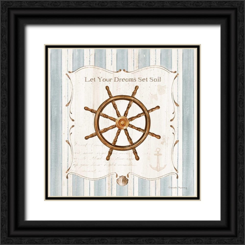 Murray, Danielle 26x26 Black Ornate Wood Framed with Double Matting ...