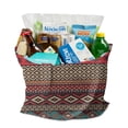 thumbnail image 4 of Boho Chic Floral Canvas Tote – Vintage Reusable Shopping Handbag, 4 of 6