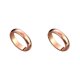 thumbnail image 1 of Anillo de ceremonia de banquete Sonducket para hombres y mujeres joyería de decoración Oro rosa Talla 6 2Conjunto, 1 of 6