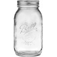 thumbnail image 2 of Ball Wide Mouth Glass Mason Jars with Lids and Bands, Used for Canning, Pickling, Juice, Jam, Jelly, Quart Size 32 Ounce (Pack of 6), 2 of 6