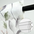thumbnail image 4 of VOGOL Flower Printing Valances for Porch Bathroom, Grey Rod Pocket Linen Textured Small Curtains & Drapes Valance for Door Head, 1 Panel, 52 x 18, 4 of 6