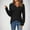 Black, variant on Amidoa Long Sleeve Sweaters for Women Trendy V-Neck Black Cutout Long Lightweight Sweaters Womens Cardigan Sweaters L