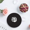 thumbnail image 4 of RYLABLUE Pirate Skull Set of 8 Round Coaster for Drinks, Absorbent Ceramic Stone Coasters Cup Mat with Cork Base for Home Kitchen Room Coffee Table Bar Decor, 4 of 5