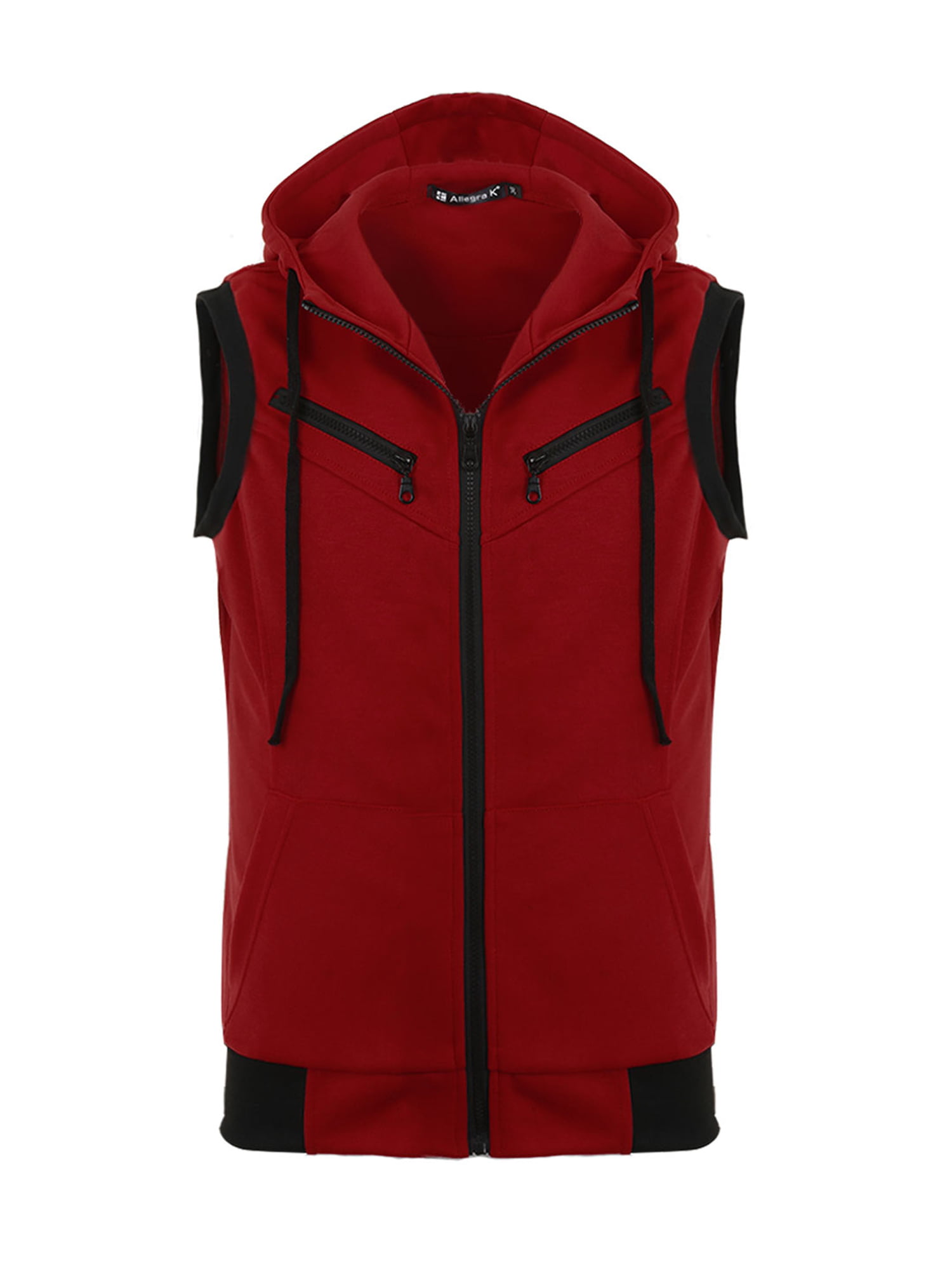 puffy vest with hoodie
