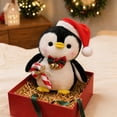 thumbnail image 5 of Clearance! Christmas Plush Figure Penguin – Stuffed Animals for Kids, Merry Christmas Soft Doll, Great Holiday Room Decor, 5 of 5