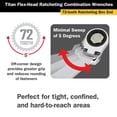 thumbnail image 3 of TITAN 9/16" RATCH FLEX-HEAD COMB WR, 3 of 6