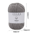 thumbnail image 2 of Anckoeil Knitting Yarn DIY Handmade Crochet Wool Cluster 4 Strands Combed Milk Cotton Thread for For Knitting Hair Clips, Hair Bands, 2 of 5