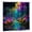 Color 2, variant on Joocen Polyester Shower Curtain Enchanted Forest With Colorful Flowers And Magical Lights For Home Bathroom Bath Tub Decoration 72x72 inch