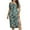 Green, variant on Summer Dresses for Womens 2026 Fashion Oversize Casual Off-The-Shoulder Vintage Short Sleeve Print Dresses Gift for Women