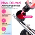 thumbnail image 3 of SAVILAND Airbrush Gel Nail Polish: No Dilution Fluorescent Airbrush Nail Polish Shine All Night Long, 12 Colors Glows in The Dark for Nails French Manicure DIY Nail Salon, Gifts & Party & Bar Social, 3 of 8