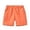 Orange, variant on Elastic Waist Shorts for Boys Girls Solid Color Casual Sport Outdoor Play Shorts with Pockets,3-4 Years
