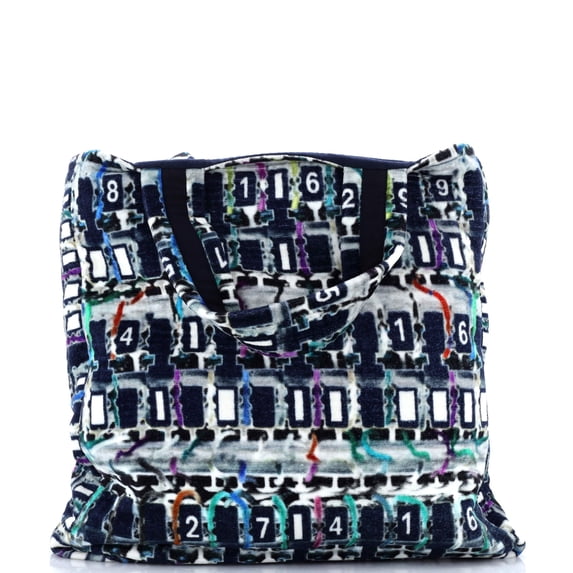 Pre-Owned Beach Tote Printed Terry Cloth Large By Rebag