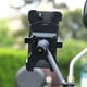 thumbnail image 5 of Inteprter Soporte de teléfono para bicicleta, soporte de bicicleta ajustable antideslizante de 4,5-6,8 pulgadas, accesorio de soporte de montaje portátil Electrónica Negro para espejo, 5 of 6