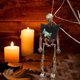 thumbnail image 1 of Prop de esqueleto de Halloween negro, colgante de esqueleto humano, colgante de esqueleto de Halloween, 1 of 7