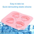 thumbnail image 3 of Silicone Ice Mold DIY Funny Gift Pink 4 Hole Tooth-shaped Ice Making Tray Kitchen Supplies, BPA Free, 3 of 8