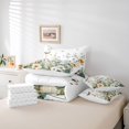 thumbnail image 6 of jejeloiu Rustic Plant Flowers 7-Piece Twin Bedding Sets,White Green Bedding Comforter Set For Girls Kids Reversible, 6 of 8
