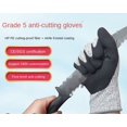 thumbnail image 2 of Nitrile frosted 5 anti-cutting gloves impregnated wear resistant anti-slip mechanical hardware factory special 5 anti-cutting gloves  2 pairs, 2 of 7