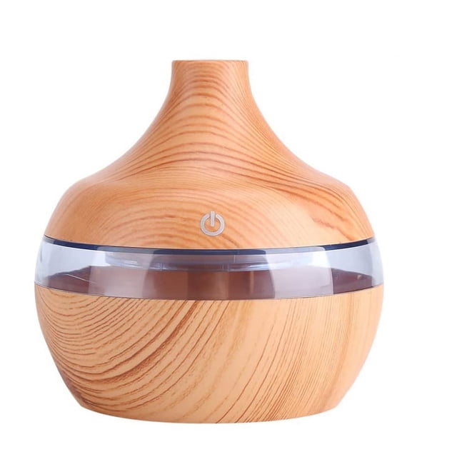 Humidificador de 300ml, difusor ultrasónico, humidificador de aromaterapia, humidificador de aceites esenciales Ormromra LL-0002-1