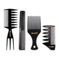 thumbnail image 3 of Xihbxyly Juego de Peines para El Cabello, Kit Profesional de Peinado, Diseño Flexible Anticalor, Peine de Dientes Finos y Anchos, Ideal para Teñir y Seccionar, para Uso En Peluquería o En Casa, Perfe, 3 of 3